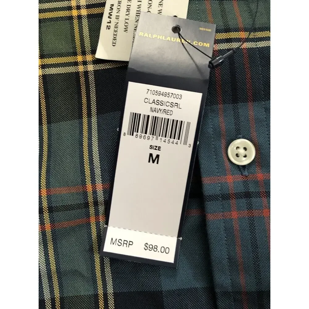 Polo Ralph Lauren Pony Logo Long Sleeve Classic Fit Button Down Shirt Men’s SzM